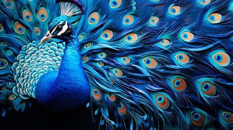  Dancing Peacock Reveals A Timeless Depiction Of Nature's Majesty And Exquisite Detail