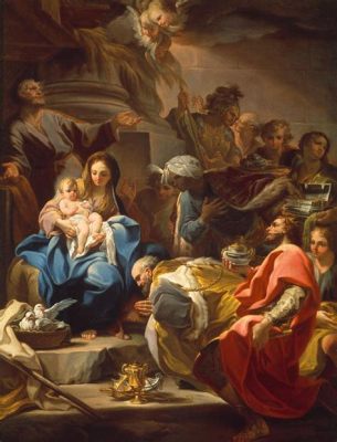 The Adoration of the Magi - A Symphony of Baroque Brilliance and Spiritual Devotion!