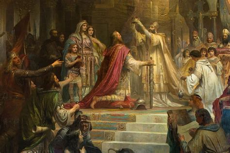 The Coronation of Charlemagne, A Triumphant Tapestry of Regal Majesty and Divine Intervention!