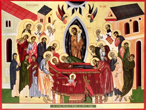 The Dormition of the Theotokos! A Triumph of Byzantine Iconography and Spiritual Depth