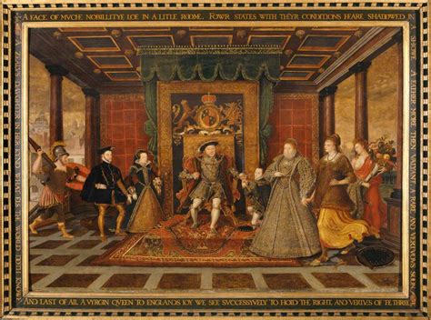 “The Family of Henry VIII” a Masterpiece of Tudor Portraiture and Opulent Detail!