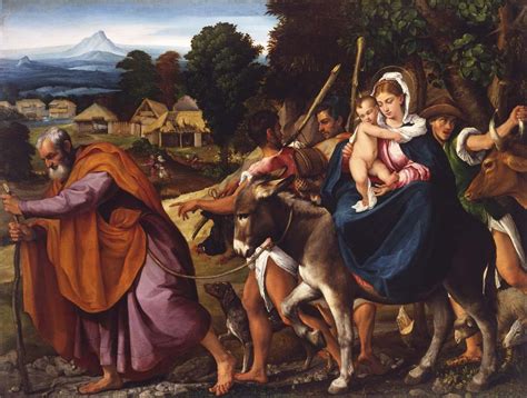 The Flight into Egypt A Renaissance Masterpiece Bursting with Emotion and Symbolic Depth!