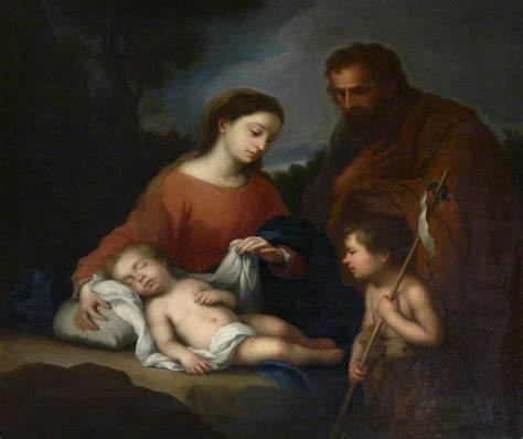 “The Holy Family with St. John the Baptist” an Exquisite Portrait of Tenderness and Spiritual Depth!