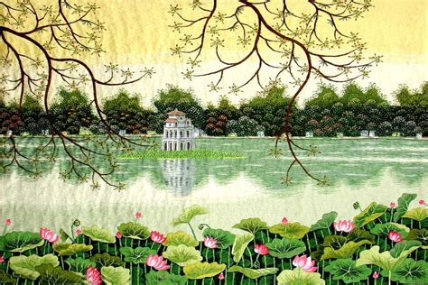 The One Hundred Flowers Scroll! A Glimpse into the Flourishing World of Vietnamese Landscape Painting through I-Chi's Masterpiece