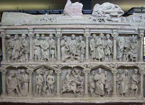 The Sarcophagus of Junius Bassus: An Explosion of Sculptural Storytelling and Narrative Mastery!