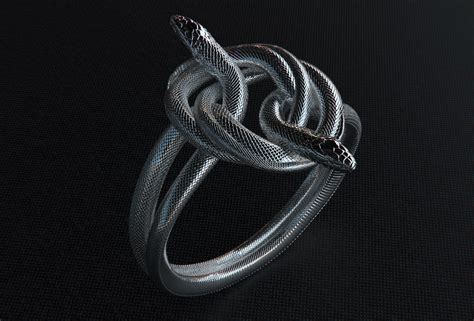 The Serpent's Embrace: A Contemplative Journey Through Form and Mythical Narrative!