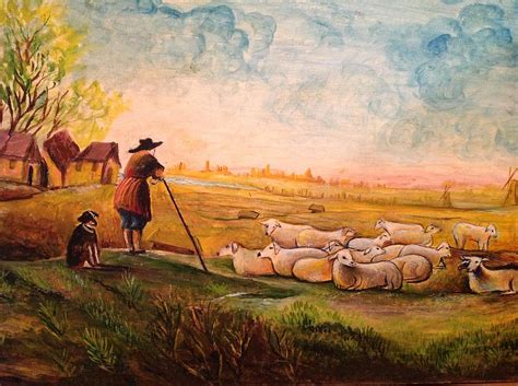 “The Shepherd” An Exquisite Study of Pastoral Life and Surreal Landscapes