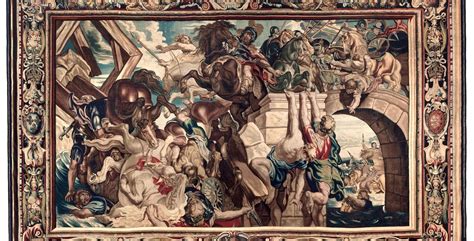 The Triumph of Constantine : A Vibrant Tapestry Woven With Intricate Details and Majestic Figures