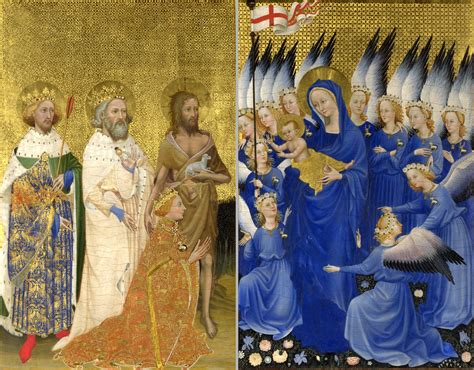 The Wilton Diptych: A Meditation on Piety and Power Through Exquisite Detail and Symbolic Majesty!